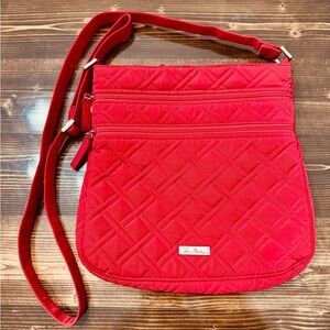 Vera Bradley Cherry Red Quilted Crossbody‎ Bag